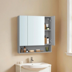 Vannitoakapp, 16.5 x 70 x 75 cm, Tuvihall, Vannitoakapp, VASAGLE BBK129W01, 16.5 x 70 x 75 cm, Tuvihall