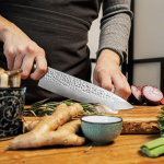 Kotai Gyuto koka nuga, professionaalne koka nuga, samav&auml;&auml;rne jaapani koka noaga, 20 cm tera, haamriga sepistatud ja k&auml;sitsi teritatud, ultraheli Sharp 440c roostevaba teras
