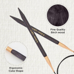 Knitpro J'adore Cubics kudumisvardad &ndash; fikseeritud ringvardad &ndash; 40 cm x 8,00 mm