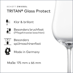 Schott Zwiesel Whisky degusteerimisklaas Bar Special (4 tk komplekt), spetsiaalsed nuusutamisklaasid viskile, n&otilde;udepesumasinas pestavad Tritan kristallklaasid, valmistatud Saksamaal (toote nr 130001), kristall