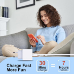 Usb c laadija, 20 w 2 pordiga usbc toiteadapter mitmele iphone 16 15 14 13 12 11 pro max plus pro x xs, galaxy a54/a53/a34/a33/a32 kiirlaadija mobiiltelefoni pistikupesa laadija adapter