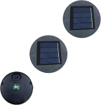 Zqx p&auml;ikeseenergia asendus - 3 tk soojad valged Led p&auml;ikesekatted, l&auml;bim&otilde;&otilde;t 8 cm, erinevatele p&auml;ikeselampidele