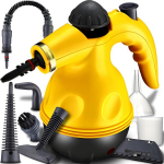 Retoo k&auml;eshoitav aurupuhasti 450 ml paagiga, 900 W k&auml;eshoitav aurupuhasti, sobib polstrile, k&ouml;&ouml;gile, p&otilde;randale, akendele, vaipadele, kollane