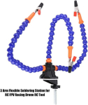 Paindlik jootmisjaam 30 cm 3 k&auml;ega jootmise abivahend Diy jootmist&ouml;&ouml;riist Rc Fpv v&otilde;idus&otilde;idudroonidele (ventilaatoriga)
