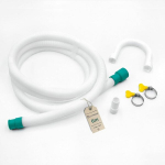 Electrohogar pesuvooliku pikenduskomplekt pesumasinale, 6 m, sisaldab vooliku&uuml;hendusi, klambreid ja &auml;ravoolutoru hoidikut, reoveevoolik &uuml;hildub k&otilde;igi kaubam&auml;rkidega: lg, bosch, aeg, siemens