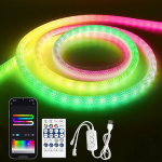 Bluetooth Usb Rgbic neoon Led riba 3 m, Led neoon v&auml;litingimustes dimmerdatav Led valgustoru, veekindel Ip65, 50 Led/m, rakendusega juhitav, &uuml;mmargune neoon Led riba Usb Diy magamistoa kaunistamiseks