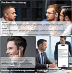 Ai translator k&otilde;rvaklapid reaalajas t&otilde;lkega, bluetooth 5.4, hifi heli, led aku taseme n&auml;idik, 60 tundi taasesitusaega, 144 keelt, k&otilde;rvaklapid koosolekuteks, reisimiseks ja spordiks (mustad)