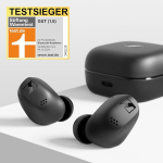 Sennheiser Accentum True Wireless k&otilde;rvaklapid &ndash; kristallselge heli Hybrid Anc-ga, ergonoomiline disain, 28 tundi aku kasutusaega, puutetundlik liides ja kahe mikrofoniga s&uuml;steem k&otilde;nedeks &ndash; must