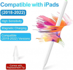 Slub Pliiats Ipadile (2018&ndash;2022), magnetilise juhtmevaba laadimise, kallutusnurga tundlikkusega, &uuml;hildub Ipad 9/8/7/6, Ipad Mini 5/6, Ipad Air 3/4/5, Ipad Pro 11"/12.9" 3/4/5