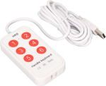 Bewinner 2 m / 2,2 yd usb m&auml;nguk&auml;epideme nupp 6 klahvi l&uuml;liti kasutaja m&auml;&auml;ratud klaviatuur m&auml;nguarvutile, seadmetele ja programmeeritavatele klaviatuuridele