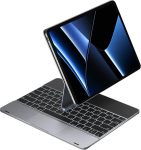 Doqo klaviatuurikate puuteplaadiga, &uuml;hildub Ipad Pro 2021 5th Gen/2020 4th Gen/2018-3 Gen (alumiinium, kosmosehall)