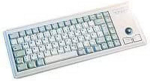 Cherry G84-4400 Kompaktne klaviatuur juhtpalliga, El paigutus (qwerty), juhtmega (usb port), 2 hiirenuppu, mehaanilised Cherry Ml l&uuml;litid, hall