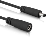 Inline - alalisvoolu pikenduskaabel, universaalne toiteploki pikenduskaabel led ribadele, valvekaameratele, printeritele, ruuteritele, l&uuml;lititele ja paljule muule, alalisvoolu isane/emane 4.0 x 1.7 mm, must, 1 m