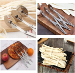 Reguleeritav koogijagaja, laiendatav pitsal&otilde;ikur, reguleeritav roostevabast terasest pitsal&otilde;ikur, reguleeritav saial&otilde;ikur pitsa, k&uuml;psetiste, kookide, pasta, leiva jms jaoks (3 ratast)