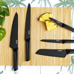 Kuppels Black Leibanuga | Eriti terav ja l&otilde;ikav | 20 cm tera | Roostevabast terasest tera ja poleeritud | Sakiline leivanuga | Leibanuga | Leibanuga | K&ouml;&ouml;ginuga terav