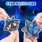 2-in-1 Magic Cube komplekt, Star Clear Sky Magic Cube Infinity, 3d transformeerivad kuubikud, Infinity Cube, laste morfeerivad kuubiku kingitused 6-12 aastastele