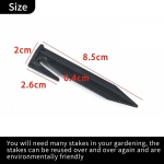 Maandusvaiad robotniiduki piirdekaablile, 150 t&ouml;&ouml;riistakonksu pakend, maanduskonksud, maandusnaelad, maandusankrud, maandusnaelad, piirdekaabel, mururoboti maandusankur, maandusnaelad