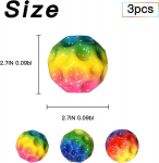 Li 3 kuu palli komplekt, astro h&uuml;ppepall, 7 cm kosmosepall, super k&otilde;rge, p&otilde;rkav kerge vahtpall, lihtne haarata