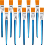 Yuxianlb lame pintsli nailonist pintslite komplekt akr&uuml;&uuml;lmaali jaoks, 10 t&uuml;kki mini s&uuml;nteetilist pintslit ergonoomilise puidust k&auml;epidemega kunstniku maalimiseks akvarell l&otilde;uendi detailide maalimiseks &otilde;li n&auml;omaalinguks