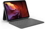 Logitech Rugged Folio Ipadile (10. p&otilde;lvkond) &ndash; kaitse&uuml;mbris Smart Connectoriga ja vastupidav pritsmekindel klaviatuur &ndash; hispaania paigutus