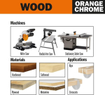 Cmt Orange Tools 285.640.10 M &ndash; ketassaetera Hw 250 x 3.2/2.2 x 30 Z40 15 Atb Chrome