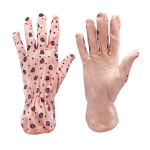 Jyc Creative 6 paari kindaid, mitmeotstarbelised kindad, libisemiskindlad kindad 4 &otilde;mblusega, ergonoomilised kindad, kindad koju, aeda, t&ouml;&ouml;le, (24 cm, puuvillased maasikad, 6 paari)