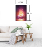 Ulmer Puzzleschmiede - pusle "lotus Magic" - kunstiline moodne 1000-osaline pusle - fantastiline lootose&otilde;is kui s&auml;rav maagiline lill vee peal - Saksamaal valmistatud pusle kvaliteet