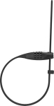 Abus Combiflex Travelguard kaablilukk &ndash; lukk kiivri, lapsevankri, suuskade ja pagasi kinnitamiseks &ndash; 45 cm kaabli pikkus &ndash; kombinatsioonikoodiga