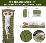 Aomedeelf iset&auml;ituv magamismatt, telkimine, &otilde;hkmadrats jalgpumbaga, t&auml;ispuhutav magamismatt, &uuml;likerge, 10 cm paksune iset&auml;ituv magamismatt matkamiseks, v&auml;litingimustes