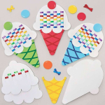 Baker Ross fc795 j&auml;&auml;tise kudumise meisterdamise komplekt - 6 tk, k&auml;sit&ouml;&ouml; lastele, &otilde;mblemine ja kudumine lastele
