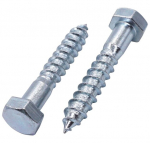 10 tk. Puidukruvid M12 x 70 mm, galvaniseeritud teras, kuuskantpea