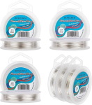 Benecreat 3 rulli 18 gauge/20 gauge/22 gauge (1mm/0.8mm/0.6mm) tuhmumiskindel h&otilde;betraat vasktraadi valmistamiseks, 10m/10m/20m