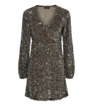 Pieces naiste kleit 17133626*01, beež/morel