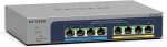 Netgear Ms108up 8 pordiga 2.5 Gbit l&uuml;liti | Multi-gigabit Lan Poe l&uuml;liti (ethernet v&otilde;rgul&uuml;liti Ultra60 Poe++, 230w Poe eelarve 4 Poe+/++ pordiga, ventilaatorita, Wifi 6 p&auml;&auml;supunkti &uuml;henduvus)