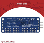 Azdelivery Pca9685 16 kanaliga 12-bitine pwm servo draiver, &uuml;hildub Arduino ja Raspberry Pi-ga. Kaasas e-raamat!