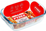 Pyrex Preware klaasist ristk&uuml;likukujuline k&uuml;psetusvorm, 23 x 15 cm, 1,1 liitrit