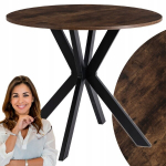 &Uuml;mmargune k&ouml;&ouml;gilaud elutuppa s&ouml;&ouml;gituppa k&ouml;&ouml;ki 90 cm Rustic LAUREN