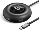 Orico usb 3.0 jaotur, 4 pordiga usb c jaotur koos t&auml;iendava toitepordi ja 30 cm pikenduskaabliga macbookile, imacile, xps-ile, usb-m&auml;lupulgale