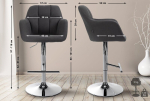 Natoma kangas baaritool kroom, Juoda