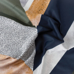 Voodipesu 160x200 puuvillane satiin Triana geomeetriline mitmev&auml;rviline