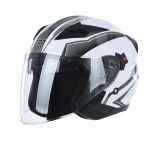 Mootorratta kiiver Hecht 51627 valge, suurus L