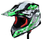 Mootorratta kiiver Hecht 54915 roheline, suurus XS