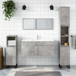 vannitoakapp peegliga, betoonhall, tehispuit CFE3435754