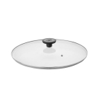BergHOFF Glints 32cm stiklinis dangtis - stiklinis dangtis su garų anga, nerūdijančio plieno kra&scaron;tu ir saugia bakelitinė rankenėle