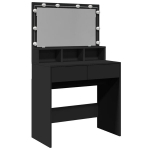 tualettlaud LEDiga, must, 80x41x134,5 cm CFE1245990