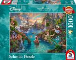 Schmidt Spiele pusle 59635, 1000 t&uuml;kki, Disney Peter Pan, mitmev&auml;rviline