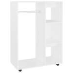 riidekapp, valge, 80 x 40 x 110 cm, tehispuit CFE239998