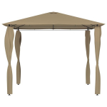 lehtla postikatetega 3 x 3 x 2,6 m, pruunikashall, 160 g/m&sup2; CFE10822