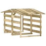 katusega lehtlad 2 tk, 100x90x100 cm, immutatud m&auml;nnipuit CFE63578