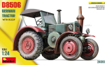 Miniart 24010 1:24 Saksa traktor D8506 kabiinikatusega - t&auml;pne koopia, mudeliehitus, plastikkomplekt, k&auml;sit&ouml;&ouml;, hobi, liimimine, mudelikomplekt, kokkupanek, v&auml;rvimata